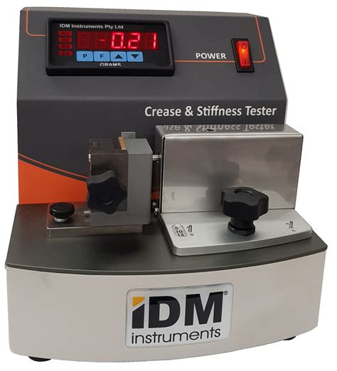 Carton Stiffness Tester distribution|IDM's Crease & Stiffness Tester .